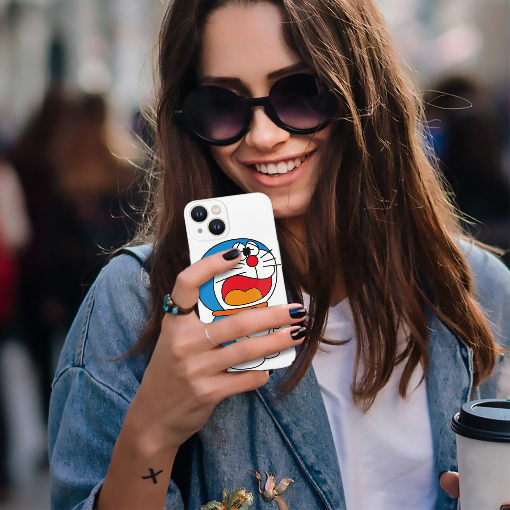 （画像用） ドラえもん Doraemon 【iPhone 14シリーズ対応】ハードケース